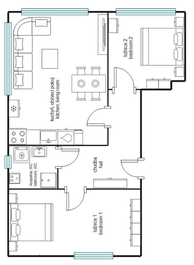 Apartman U Fontany Poděbrady Екстериор снимка